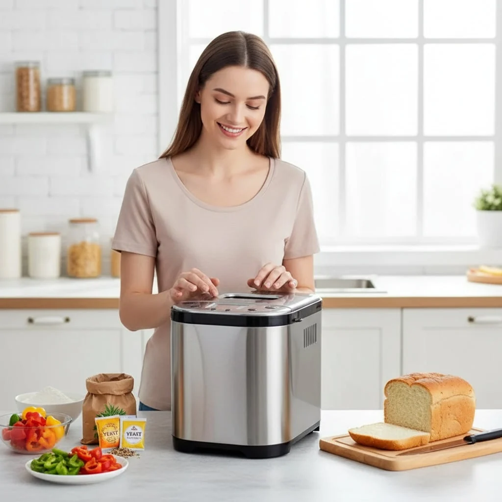 Automatic Bread Maker Digital Home Kitchen Appliance - Image 4